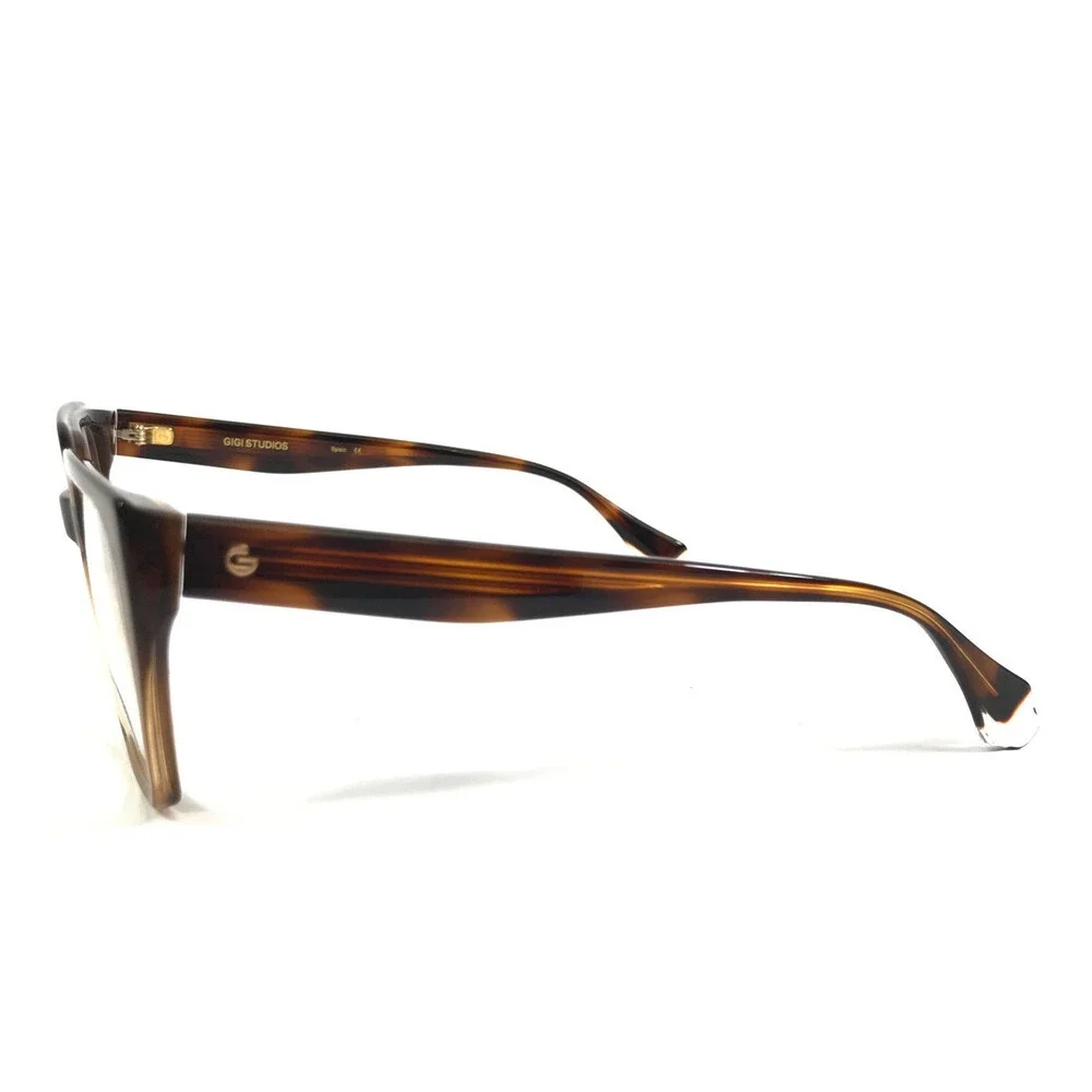 Gigi Studios Eyeglasses Frames MIRI 6962/2 Crystal Brown Butterfly 54-18-140